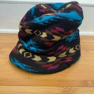 Pendleton Aztec Hat 100% Merino Wool Made in Korea.